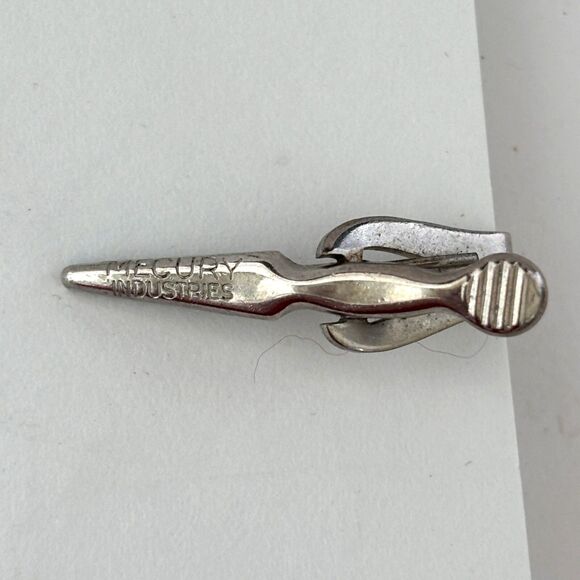 Bulldozer Tie Clip Mercury Industries Heavy Machinery JI Case Vintage Office - Picture 2 of 4